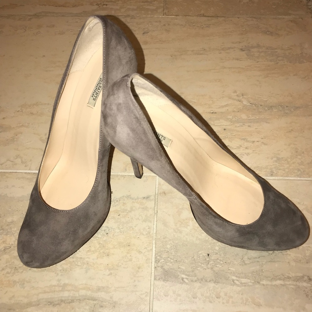 Allsaints gray platform heels, size 40, US 9.